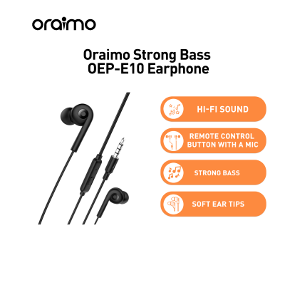 oraimo strong bass earphones with mic